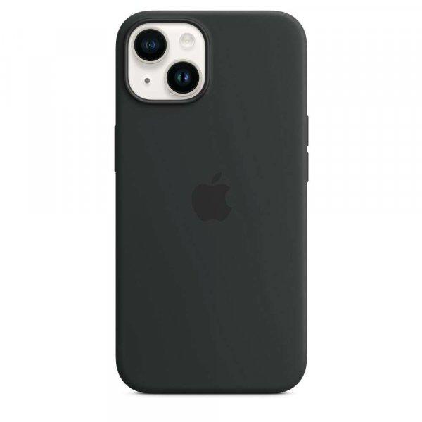 Apple iPhone 14 Plus Szilikon Magsafe tok,Fekete
