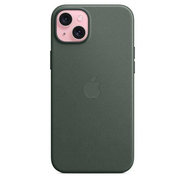 Apple iPhone 15 Plus MagSafe Gyári FineWoven-szövettok - Örökzöld
