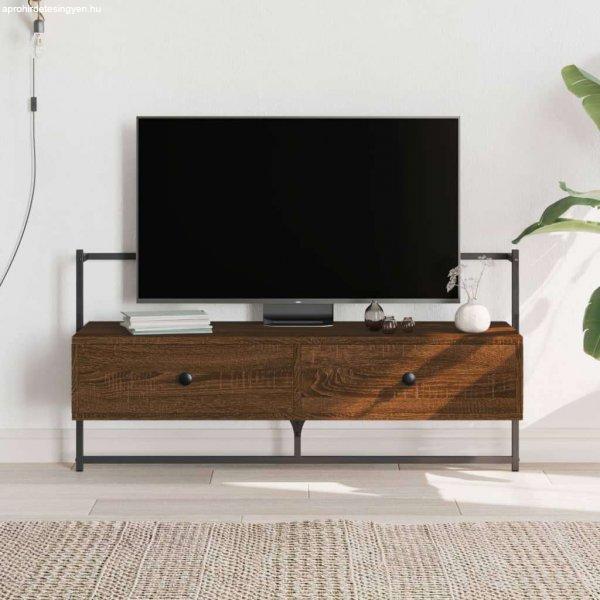 vidaXL barna tölgyszínű műfa fali TV szekrény 100,5 x 30 x 51 cm