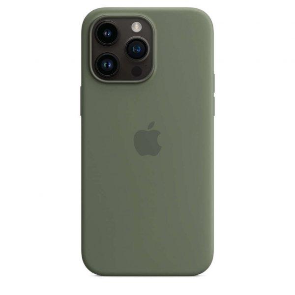 Apple iPhone 14 Pro Max Silicone Case with MagSafe - Olive (SEASONAL 2023
Spring)
