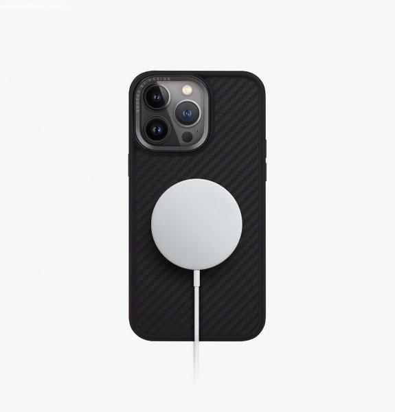 Uniq Keva Apple iPhone 15 Pro Magsafe Tok - Karbon Fekete