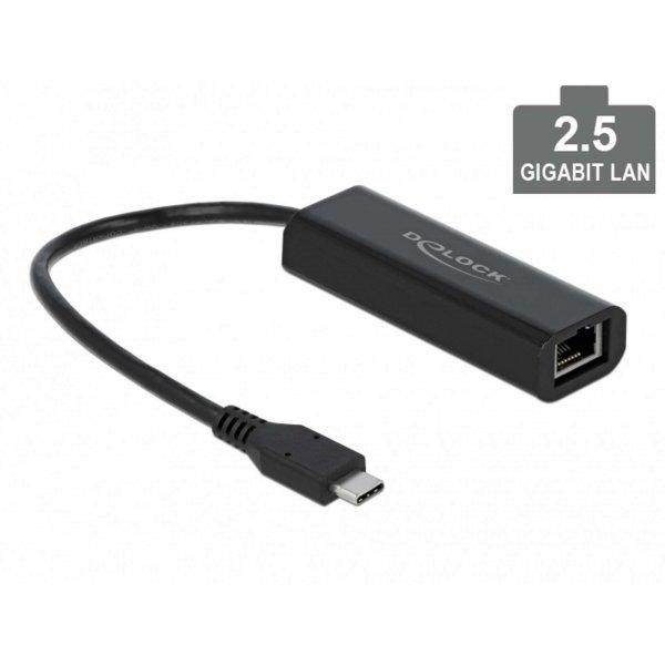 Delock USB Type-C adapter apa 2,5 Gigabit LAN (66298)