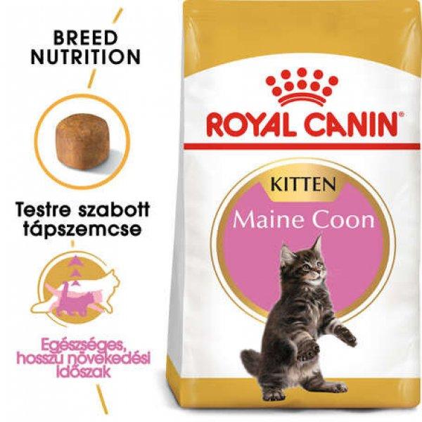 Royal Canin Maine Coon Kitten - Maine Coon kölyök macska száraz táp (2 x 2
kg) 4 kg