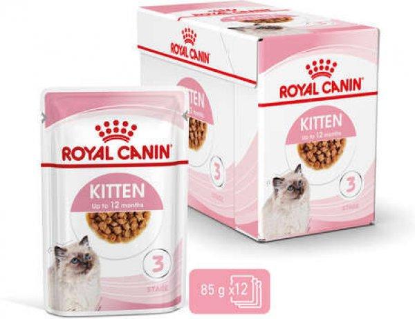 Royal Canin Kitten Gravy - Kölyök macska szószos nedves táp (48 x 85 g) 4.08
kg