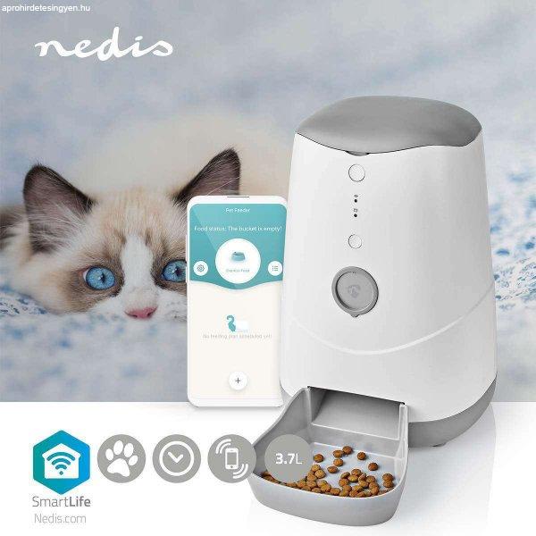 NEDIS SmartLife Állateledel adagoló Automata kutya- és macskaetető tuya
app-pal OKOS kutya etető, okos macskaetető  | Wi-Fi | 3.7 l | Android™ / IOS
 WIFIPET10CWT