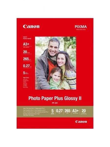 Canon PP-201 II Plus 265g A3+ 20db Fényes Fotópapír 2311B021
