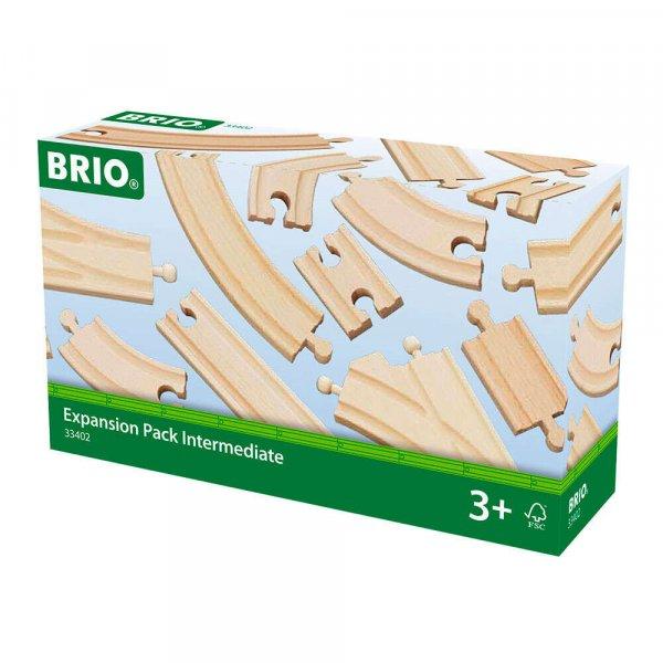 BRIO World 16 darabos Pálya bővítő készlet