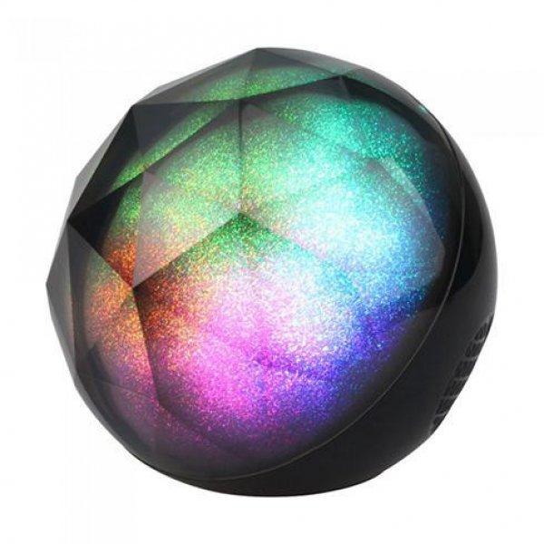 Bluetooth hangszóró Crystal, RGB, akkus USB asztali lámpa (3W)