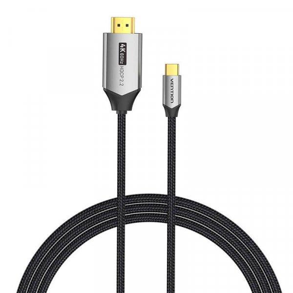 Vention CRBBH USB-C-HDMI kábel (fekete, 2m)