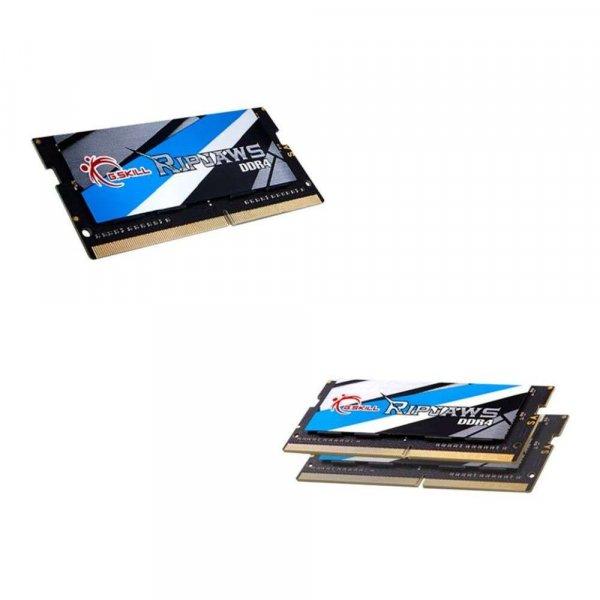 G.Skill Ripjaws - DDR4 - 32 GB: 2 x 16 GB - SO-DIMM 260-pin - unbuffered
(F4-3200C18D-32GRS)