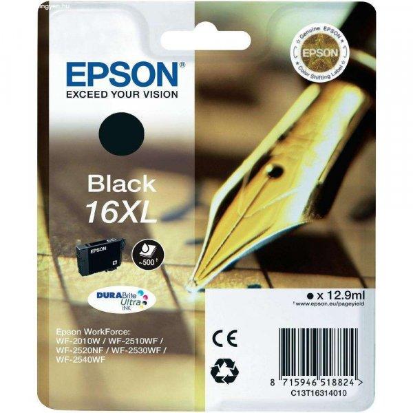 Epson T1631 16XL Eredeti Tintapatron Fekete