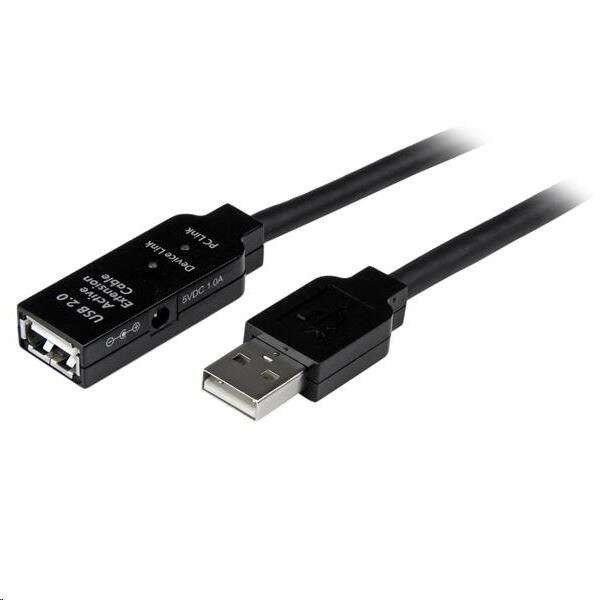 StarTech.com USB hosszabbító kábel fekete (USB2AAEXT10M)