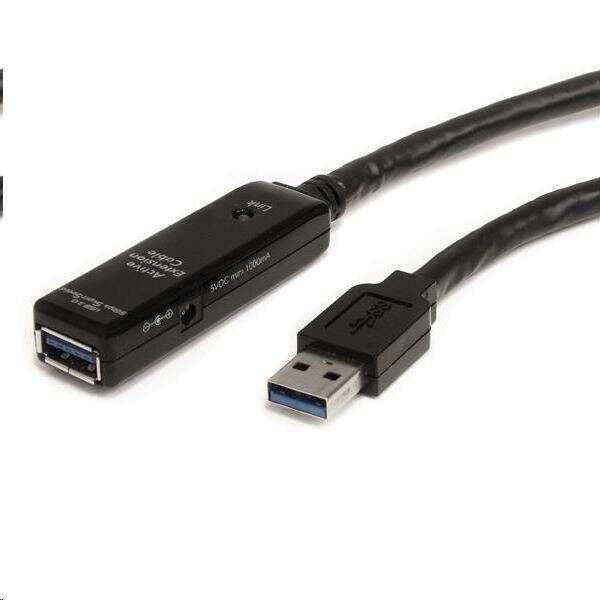 StarTech.com USB hosszabbító kábel fekete (USB3AAEXT10M)