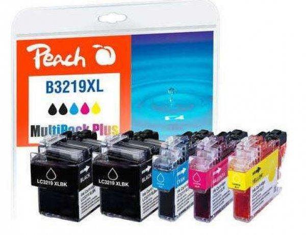 Peach (Brother LC-3219XL) Tintapatron Multi-Pack-Plus 2x Fekete + Cián +
Magenta + Sárga