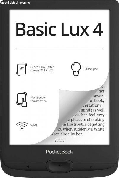 PocketBook 618 Basic Lux 4, Fekete