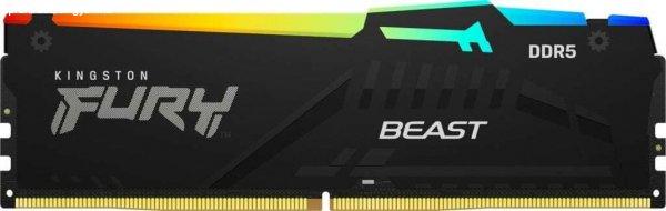 16GB 5200MHz DDR5 RAM Kingston Fury Beast RGB CL36 (KF552C36BBEA-16)