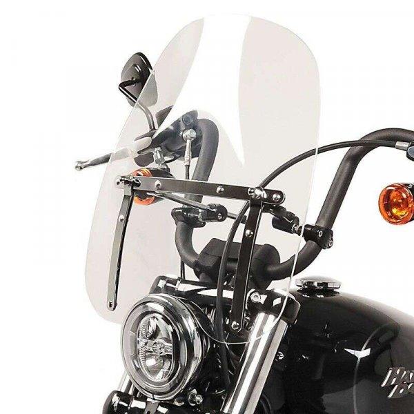 Motorkerékpár szélvédő, Suzuki Intruder C 1500/VL 800 Volusia számára,
Craftride CW1, Könnyű beszerelés, Univerzális, átlátszó