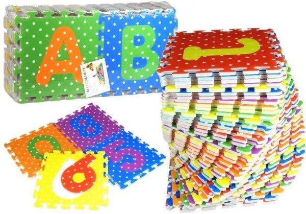 Gyermek játszószőnyeg hab rejtvények ábécé és számok 1975