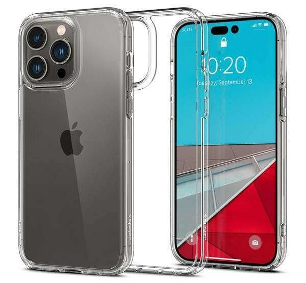 Spigen Ultra Hybrid iPhone 14 Pro Max Crystal Clear tok, átlátszó
