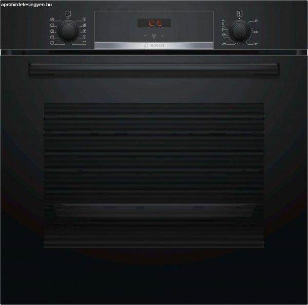 Bosch Serie | 4, Beépíthető sütő, 60 x 60 cm, Fekete, HBA554EB0