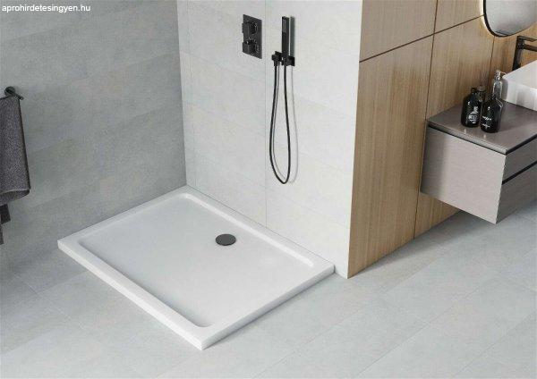 Mexen Slim Akril masszív zuhanytálca    80 x 70 cm, fehér + Ajándék szifon
fekete - 40107080B Akril zuhanytálca