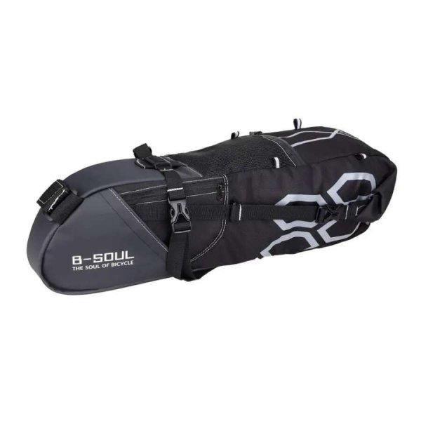 B-Soul Undersad Bag500 kerékpáros nyeregtáska 12L fekete bmtask0025b