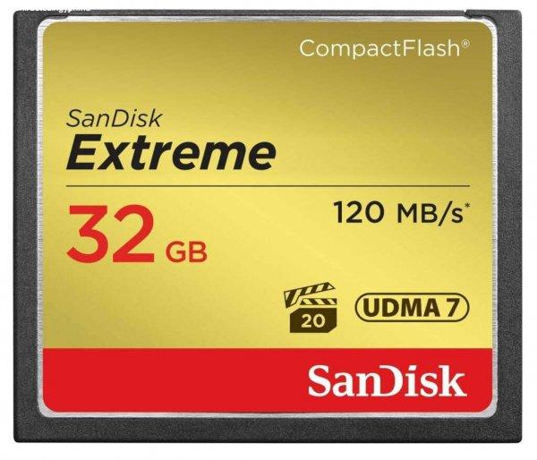 Sandisk Extreme 32GB Compact Flash memóriakártya