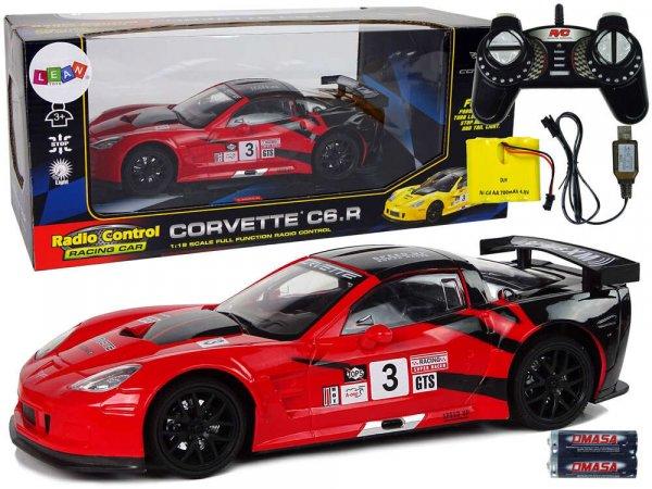 Versenysport autó R/C 1:18 Corvette C6.R Red 2.4 G 9727