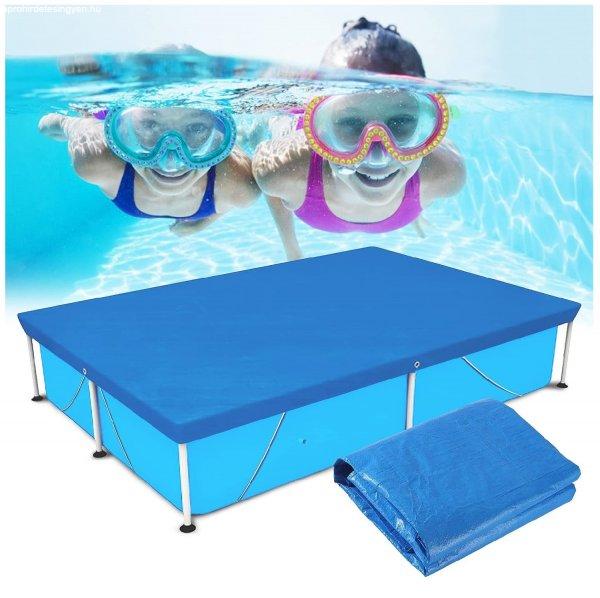 224 x 325 cm-es PVC-ből készült medencetakaró fólia kék színben -
tisztán tartja a medencét és megőrzi a vízminőséget