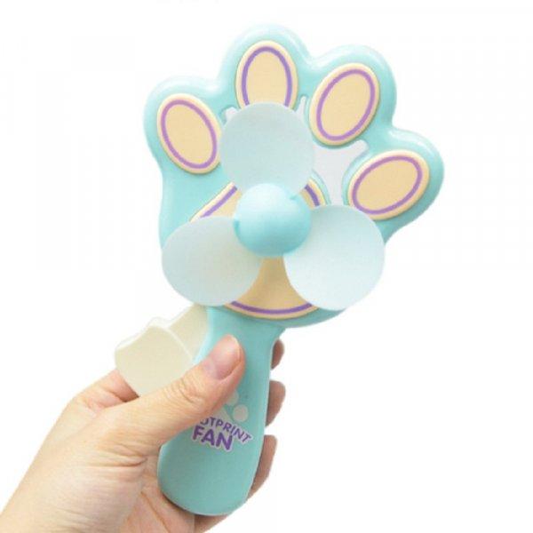Tappancs alakú mini kézi ventilátor vidám színekben - játékos hűsítő
készülék gyerekeknek (BBL)