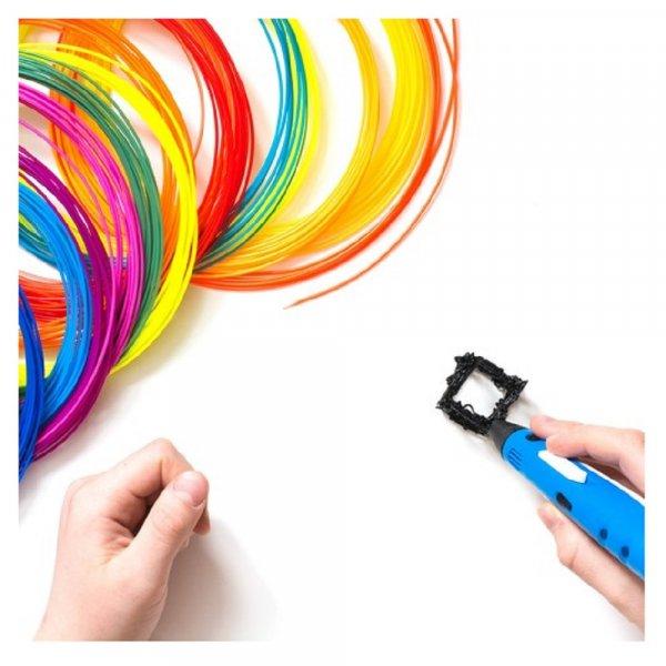 3D nyomtatószál kreatív varázs tollhoz - 100 m, 20 szín (BB-19872) (BBJ)