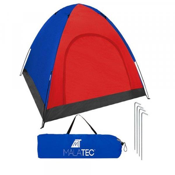4 személyes, vízálló turista / kemping sátor szúnyoghálóval - praktikus
hordozható táskában -190 x 190 x 123 cm (BB-5843)