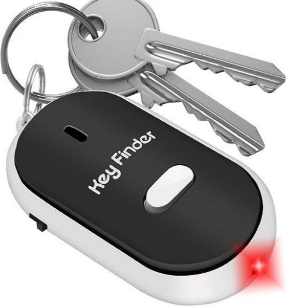 Key Finder kulcstartó sípoló hanggal, kereső funkcióval és LED
világítással - fütyülj és találd meg a kulcsod (BB-1737) (KF)