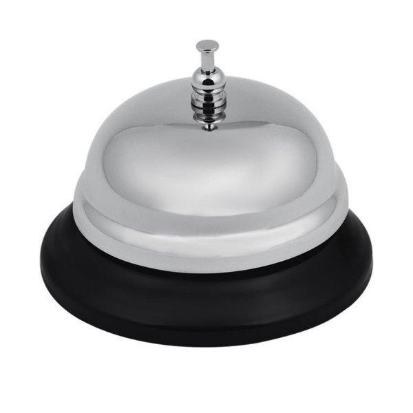 Nyomógombos fém asztali csengő - recepciós csengő, fogadó csengő
(BB-5869)
