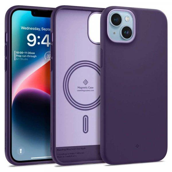 Caseology Nano Pop Apple iPhone 14 Plus MagSafe Szilikon Tok - Lila