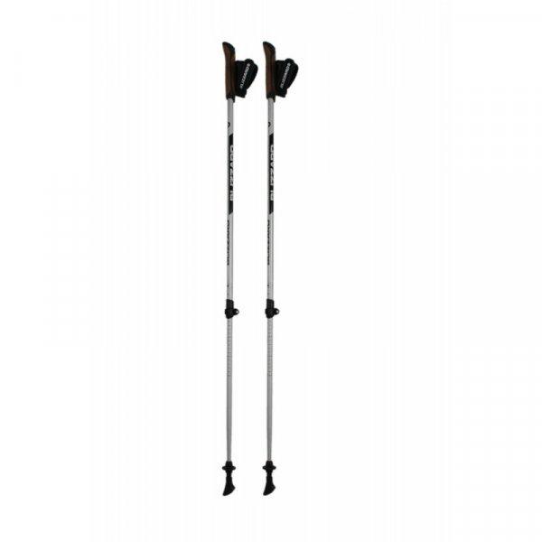 BLIZZARD-Alu Performance nordic walking poles, silver/black Ezüst 105/135 cm
