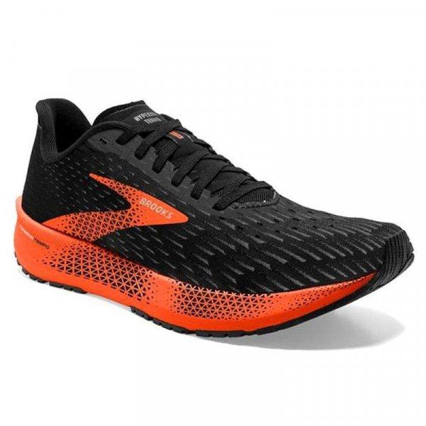 BROOKS-Hyperion Tempo black/flame/grey Fekete 45,5