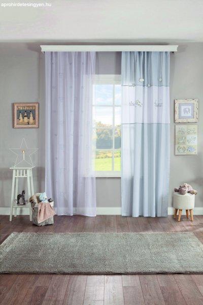 Baby Cotton Curtain (140 x 260) Függöny Fehér szürke