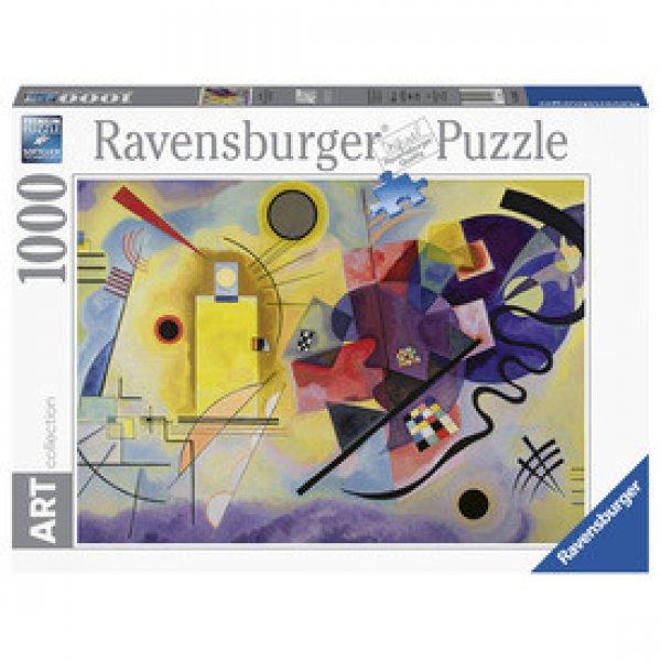 Ravensburger: Puzzle 1000 db - Kandinsky: Sárga, Piros, Kék