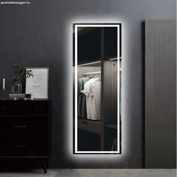 Universe Lighting A09T előszoba tükör LED világítással + óra - 50 x 150
cm