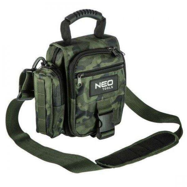 Neo Szerszámos táska, 8 zseb, 8,5 x 25,5 x 19,5 cm, terepmintás