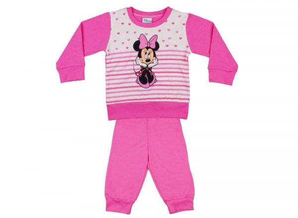 Disney Minnie lányka pizsama szíves| csíkos