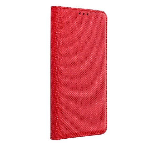 Magnet Samsung Galaxy A13 4G mágneses flip tok, piros
