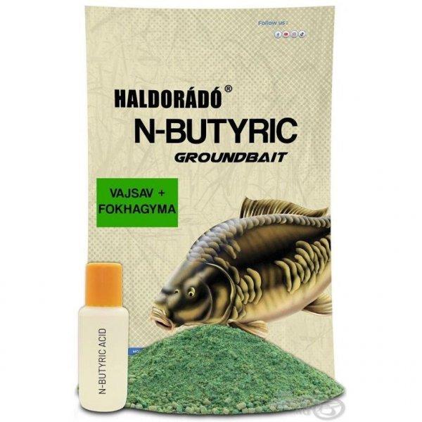 HALDORÁDÓ N-Butyric Groundbait - Vajsav + Fokhagyma 800g+50ml