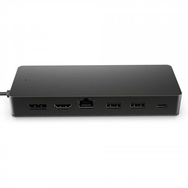 HP 50H55AA#ABB USB A, USB-C, HDMI, DisplayPort, RJ-45 Fekete dokkoló állomás