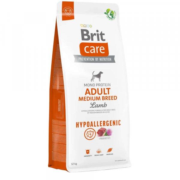 Brit Care Adult Medium Hypoallergenic Bárány & Rizs - 12kg
