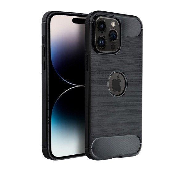 Forcell Carbon hátlap tok Apple iPhone 14 Pro, fekete