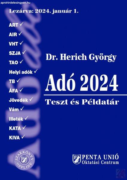 ADÓ 2024 TESZT ÉS PÉLDATÁR