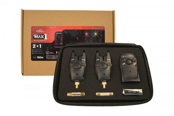 Carp Expert MAX1 Alarm elektromos rádiós kapásjelző szett 2+1db (78009-021)