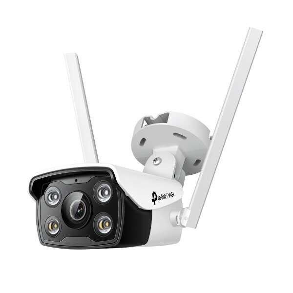 TP-Link IP csőkamera WiFi, C340-W (FullColor, 4MP, 4mm, kültéri IP66, H265+,
fehér LED30m, IR30m, 12VDC)